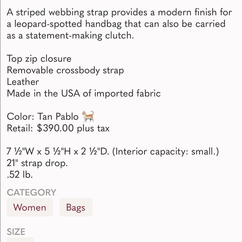 Clare V Midi Suede Leopard Sac Crossbody Clutch - Picture 9 of 13